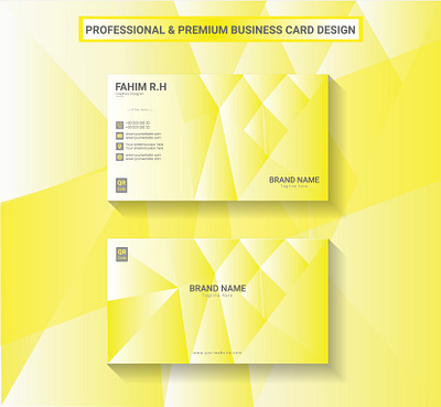 Premium & Professsional Business Card Design .flyer brochure business card card id card illustrator photoshop poster t shirt