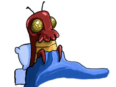 Gah! Bed Bug bugs illustration