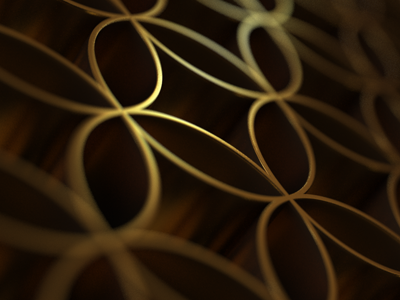 Louis Vuitton Gold Monogram (3D) dof ipad iphone louis vuitton modo monogram render wallpaper