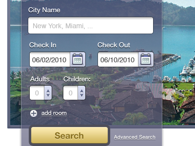 Fake Travel Company button helvetica purple ui