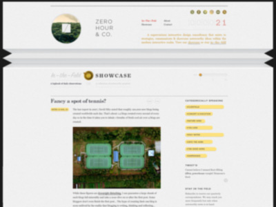 New ZHC in progress redesign website