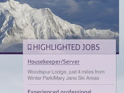 Highlighted Jobs aller geomicons photo typography