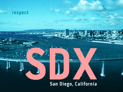 SDX blue california city cool pdx phx respect salmon san diego sdx state