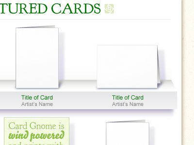 Featured Cards design illustration typography web design