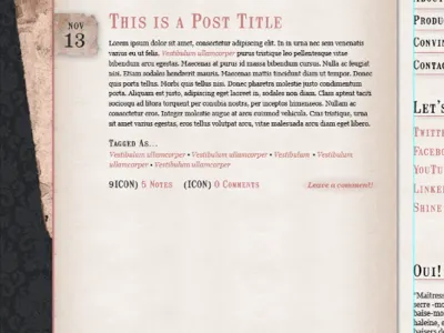 new tumblr template girlie textures tumblr