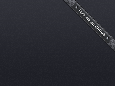 Fork Me github metal ribbon