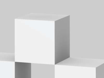 New Year card 3d blender pixel