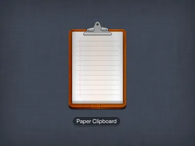 Paper Clipboard clipboard icon paper texture ui web