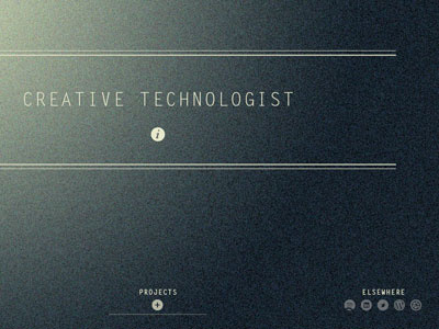 Site Minimal minimal portfolio texture website