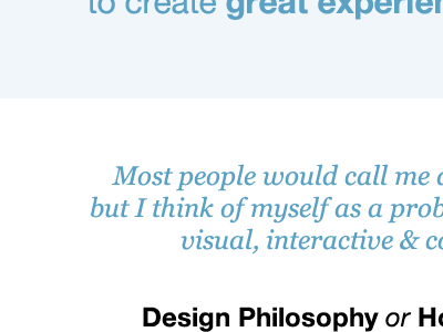 Personally Speaking portfolio writing