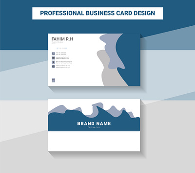 Premium & Professsional Business Card Design business card card id card illustrator photoshop