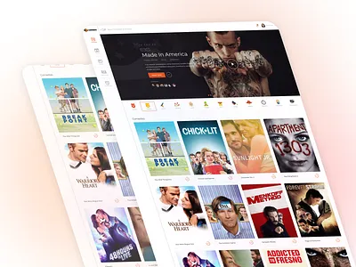 Streaming Platform Website ad integration landing page live streaming netflix platform streaming ui viewer analytics website