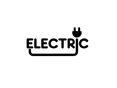 Logo Experiment - Electric cord electric experiment logo plug