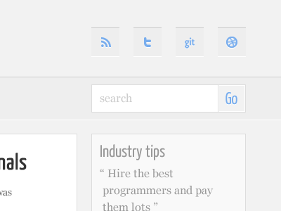 2011 Blog: Social Detail 2011 blog clean detail dribbble minimal social wordpress
