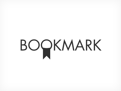 Logo Experiment - Bookmark bookmark experiment logo marker