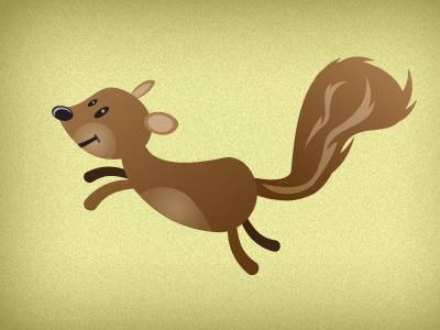 Go Nuts animal brown squirrel vector