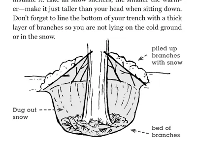 Snow Shelter illustration