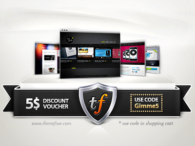 Discount Voucher badge coverflow discount podium voucher