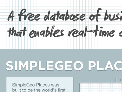 Product Pages product pages simplegeo