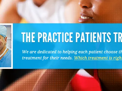 TRUST blue league gothic photo web