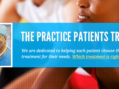 TRUST blue league gothic photo web