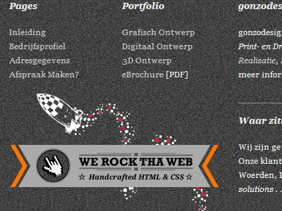 gonzodesign: Footer [new] footer gonzodesign illustration texture