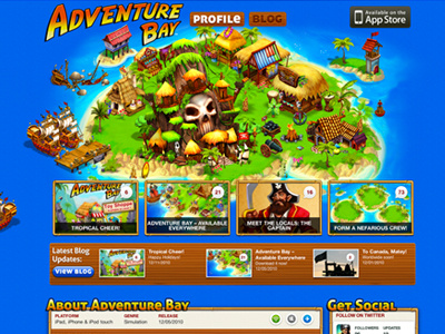 Adventure Bay bamboo website wood