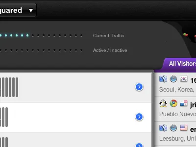 Right Now icons interface livestats ui