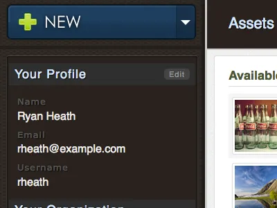Content Builder: Sidebar menu sidebar