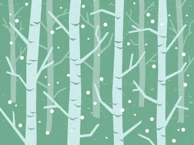Winter blue cold illustration seasons snow winter