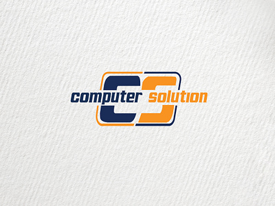 Computer Solution Logo Design ai logo design