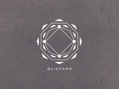 Snowflake Dribbble blizzard geometry snowflake