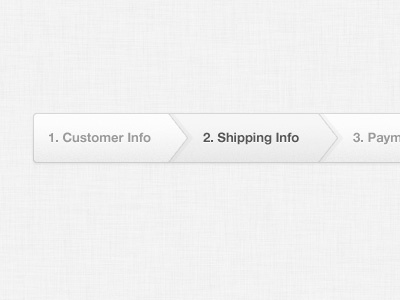 Checkout Steps breadcrumb checkout ecommerce free freebie