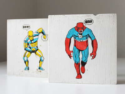 Rah Bzzz illustration superhero