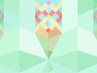 Dunnot geometric illustration illustrator live paint