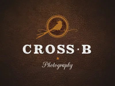 Cross B Photography icon logo texture type
