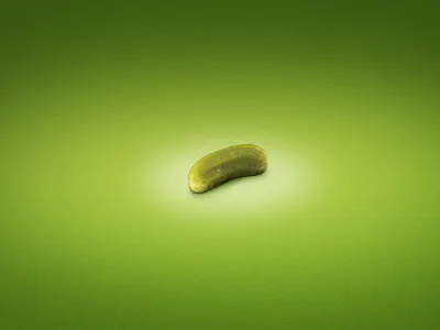 Cucumber game green object paint