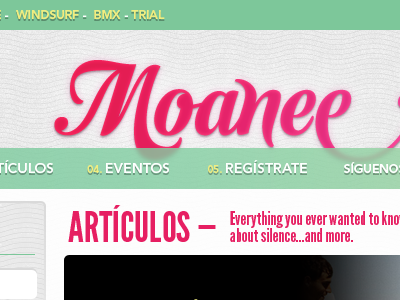 Moanee without reflects moanee