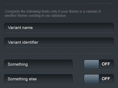 Ecoute submit form app blue dark ecoute ecouteapp form ui web