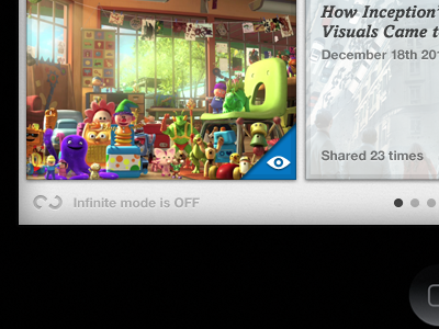 iPad App app infin1ty m0de ipad toyception ui