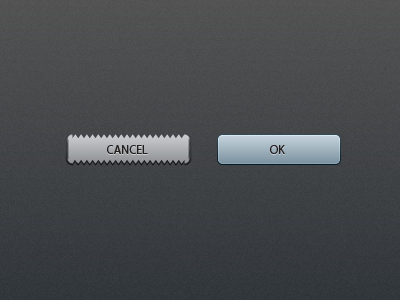 Cancel / OK idea idea illustrator usability vector