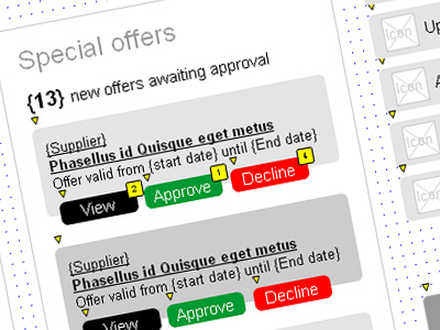 Admin Dashboard admin area cms dashboard ia ux wireframe