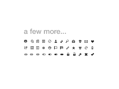 10px 2 10 icon icons mini pixel pixels px set small tiny