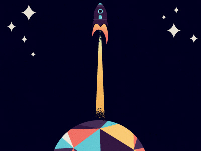 Star Planet character micahburger micahmicahdesign moon planet space spaceship stars vector