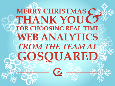 Merry Christmas From GoSquared christmas g gosquared livestats present type