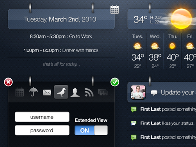 At A Glance - Settings apple ipad iphone ui