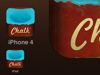 'Chalk' icon WIP icon ios