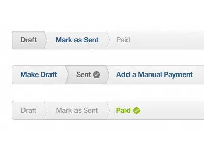 Invoice status timeline freeagent status timeline ui