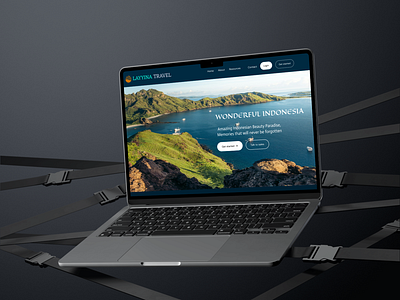 Layyina Travel Landing Page Design landing page design responsive design ui ux web design