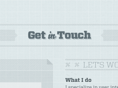 Get In Touch bello diagonal retro stripes vitesse